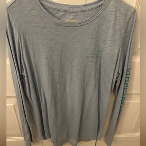 Vineyard vines light blue long sleeve shirt